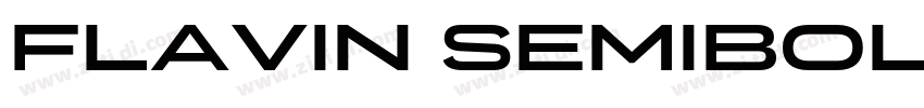 Flavin SemiBold字体转换